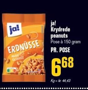Poetzsch Padborg Ja! krydrede peanuts tilbud