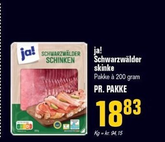 Poetzsch Padborg Ja! schwarzwälder skinke tilbud