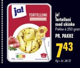 Poetzsch Padborg Ja! tortelloni med skinke tilbud