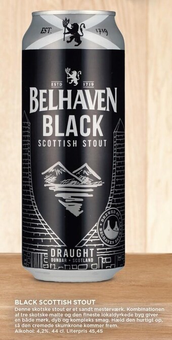 MENY Black scottish stout tilbud
