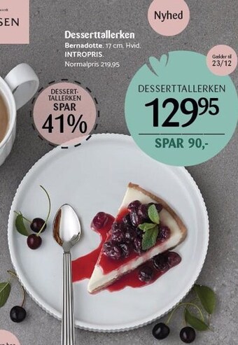 Desserttallerken