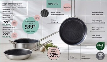 Kop & Kande Stege- eller sauterpande tilbud