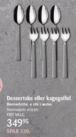 Kop & Kande Dessertske eller kagegaffel tilbud