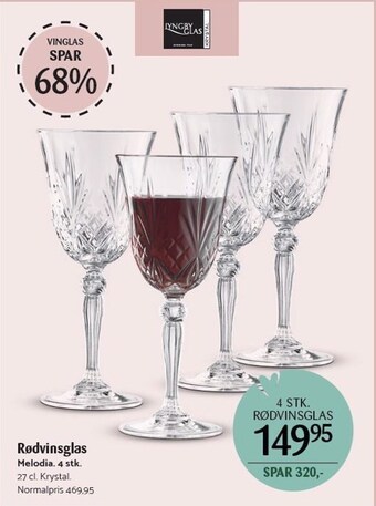 Kop & Kande Rødvinsglas tilbud