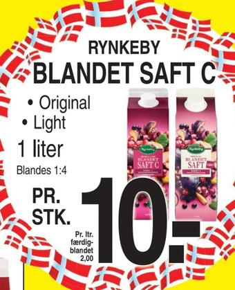 ABC Lavpris Blandet saft c tilbud