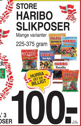 ABC Lavpris Haribo slikposer tilbud