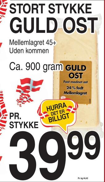 ABC Lavpris Guld ost tilbud