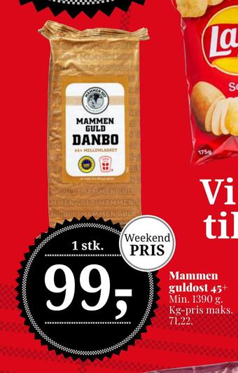 Dagli'Brugsen Mammen guldost 45+ tilbud