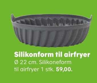 Kvickly Silikonform til airfryer tilbud