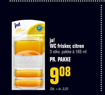 Poetzsch Padborg Ja! wc frisker, citron tilbud