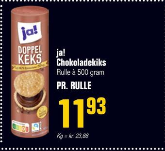 Poetzsch Padborg Ja! chokoladekiks tilbud