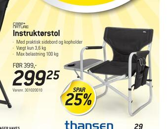 Thansen Instruktørstol tilbud