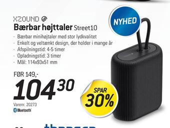 Thansen Bærbar højttaler tilbud