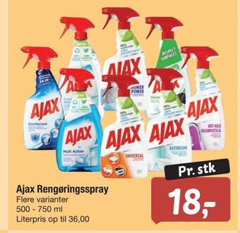 Fakta Tyskland Ajax rengøringsspray tilbud