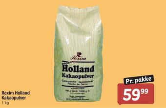 Rexim holland kakaopulver