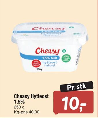 Fakta Tyskland Cheasy hytteost 1,5% tilbud