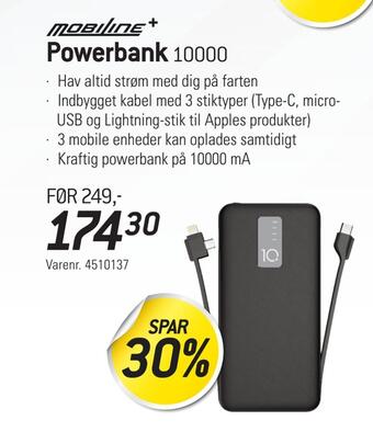 Thansen Powerbank tilbud