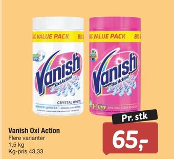 Vanish oxi action