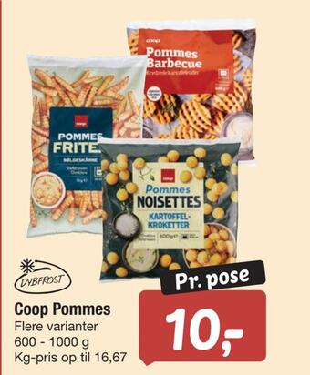 Fakta Tyskland Coop pommes tilbud