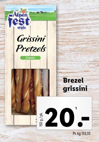 Lidl Brezel grissini tilbud