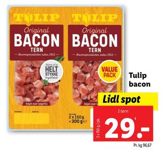 Lidl Tulip bacon tilbud