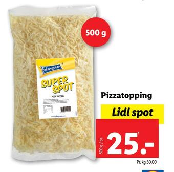 Lidl Pizzatopping tilbud