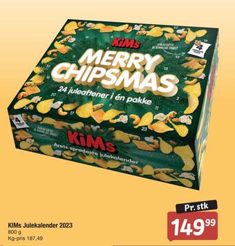 Fakta Tyskland Kims julekalender 2023 tilbud