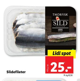 Lidl Sildefileter tilbud
