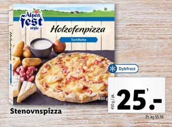 Lidl Stenovnspizza tilbud