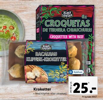 Lidl Kroketter tilbud