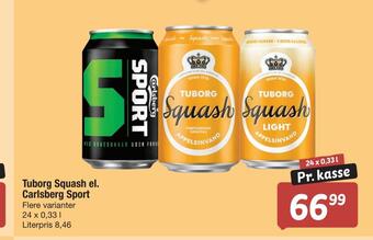 Fakta Tyskland Tuborg squash el. carlsberg sport tilbud