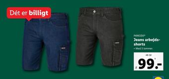 Lidl Jeans arbejdsshorts tilbud