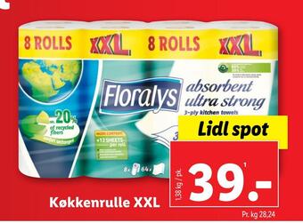 Lidl Køkkenrulle xxl tilbud