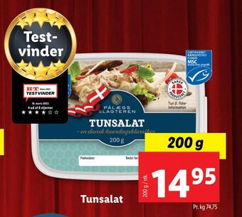 Lidl Tunsalat tilbud
