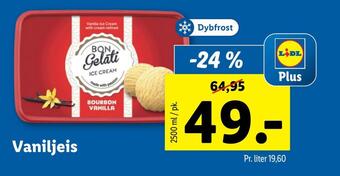Lidl Vaniljeis tilbud
