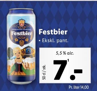 Lidl Festbier tilbud
