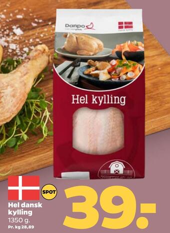 Netto Hel dansk kylling tilbud