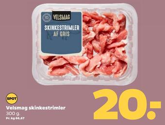 Netto Velsmag skinkestrimler tilbud