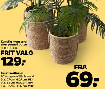 Netto Kurv med hank tilbud