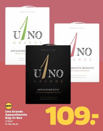 Netto Uno grande appassimento bag-in-box tilbud