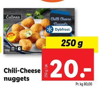 Lidl Chili-cheese nuggets tilbud