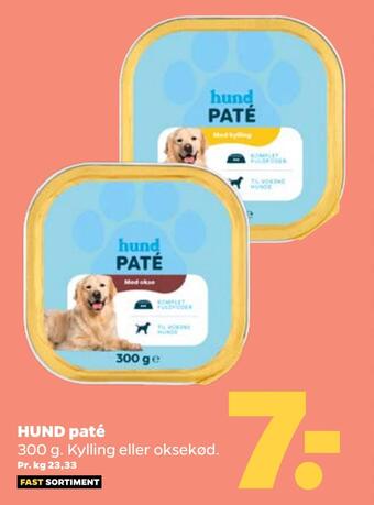 Netto Hund paté tilbud