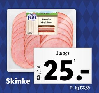 Lidl Skinke tilbud