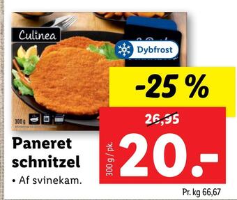 Lidl Paneret schnitzel tilbud