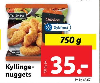 Lidl Kyllingenuggets tilbud