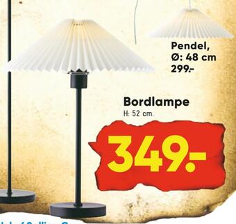 Bilka Bordlampe tilbud