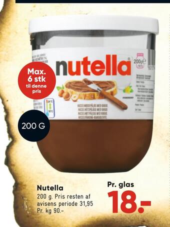 Bilka Nutella tilbud