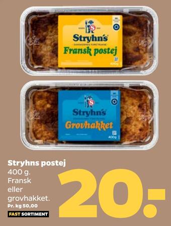 Netto Stryhns postej tilbud
