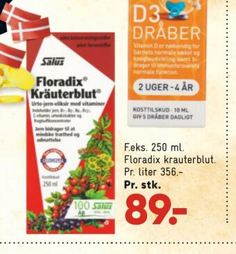 Bilka 250 ml. floradix krauterblut tilbud