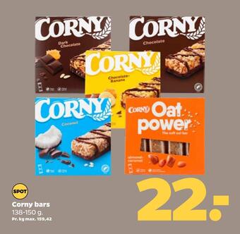 Netto Corny bars tilbud